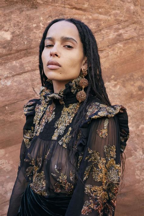 zoe kravitz yves saint laurent